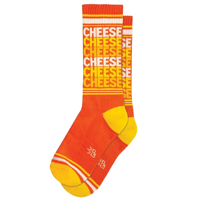 Moisture - wicking men's crew socks for sportsGumball Poodle Unisex Crew Socks - Cheese Moisture - wicking men's crew socks for sportsGumball Poodle Unisex Crew Socks - Cheese