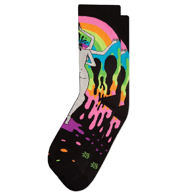Striped men's crew socks for a classic lookGumball Poodle Unisex Crew Socks - Derriere of Doom (Oliver Hibert) Striped men's crew socks for a classic lookGumball Poodle Unisex Crew Socks - Derriere of Doom (Oliver Hibert)