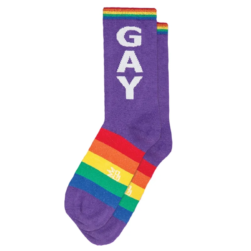 Solid - color men's crew socks in various tonesGumball Poodle Unisex Crew Socks - Gay Solid - color men's crew socks in various tonesGumball Poodle Unisex Crew Socks - Gay