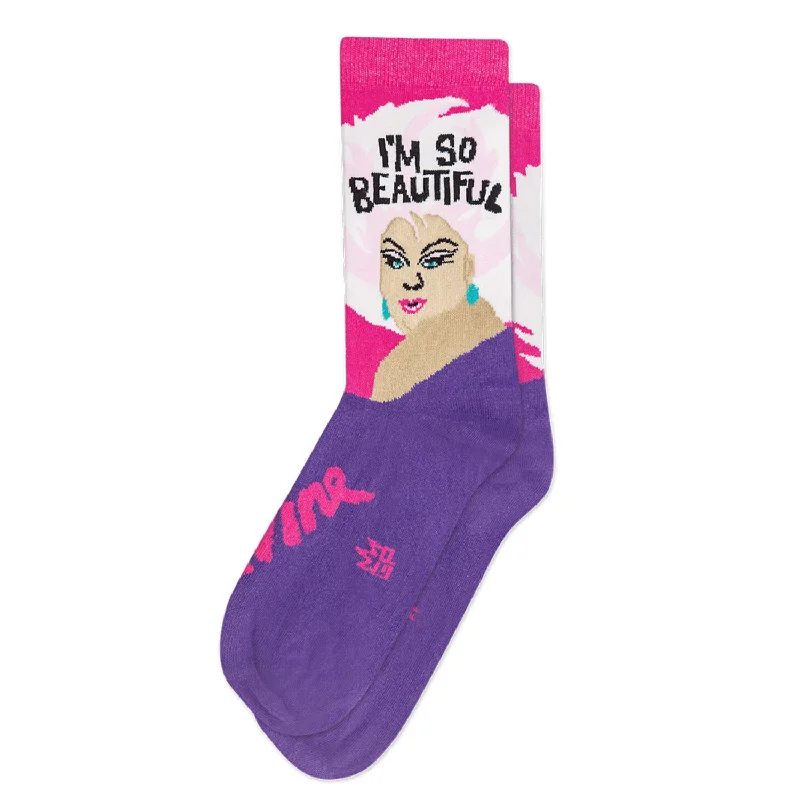 Wool men's crew socks for warmth in winterGumball Poodle Unisex Crew Socks - I'm So Beautiful (Divine) Wool men's crew socks for warmth in winterGumball Poodle Unisex Crew Socks - I'm So Beautiful (Divine)