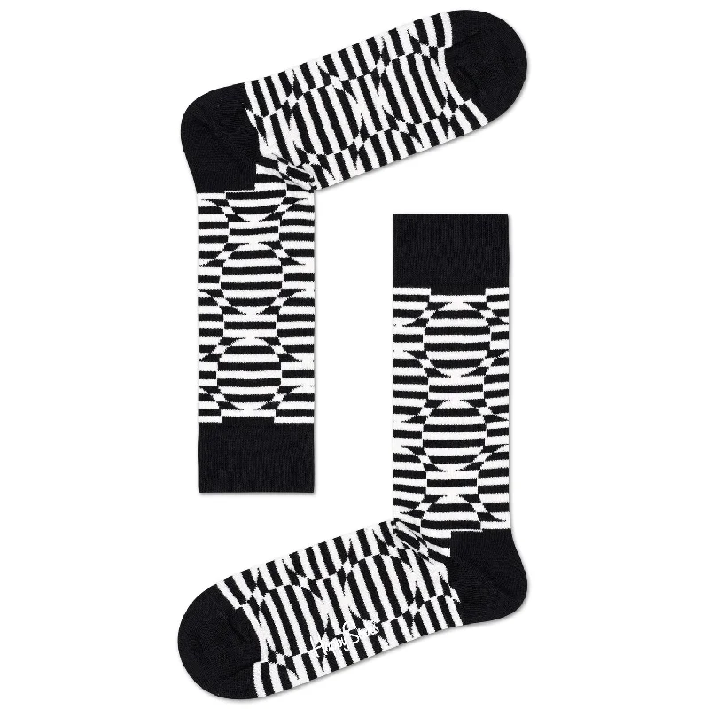 Tag - less men's crew socks to avoid irritationHappy Socks Men's Crew Socks - Optic Dot