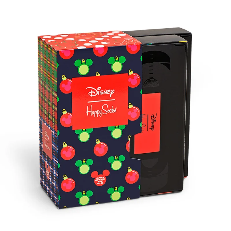 Casual men's crew socks for everyday useHappy Socks Men's Disney Christmas VHS Gift Box - 4 Pack Casual men's crew socks for everyday useHappy Socks Men's Disney Christmas VHS Gift Box - 4 Pack