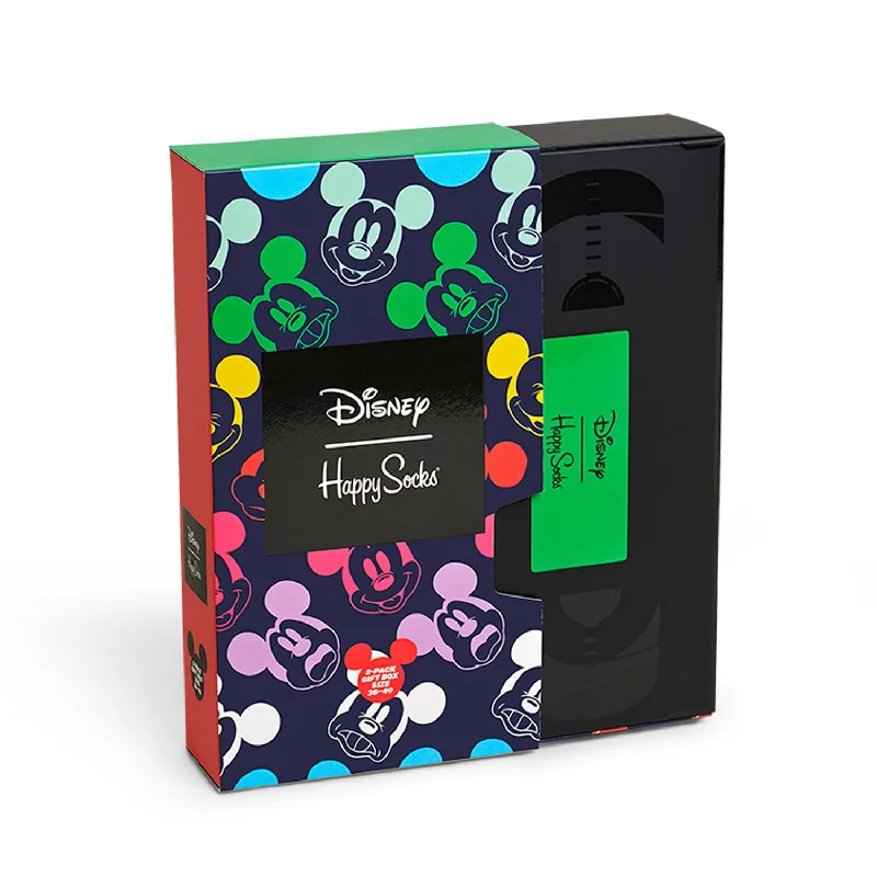 Short - height men's crew socks for a modern styleHappy Socks Men's Disney VHS Gift Box - 2 Pack Short - height men's crew socks for a modern styleHappy Socks Men's Disney VHS Gift Box - 2 Pack