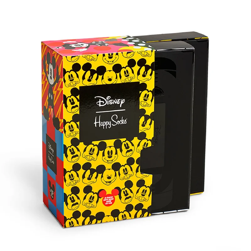 Casual men's crew socks for everyday useHappy Socks Men's Disney VHS Gift Box - 4 Pack Casual men's crew socks for everyday useHappy Socks Men's Disney VHS Gift Box - 4 Pack