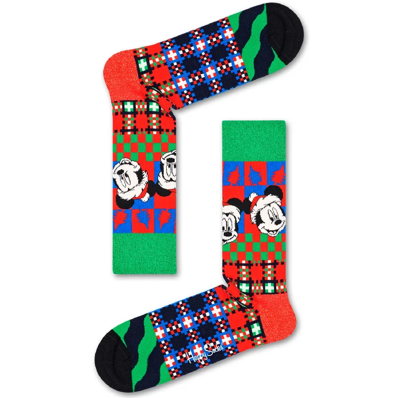Patterned men's crew socks, like argyle or plaidHappy Socks x Disney Men's Crew Socks - 'Tis the Season Patterned men's crew socks, like argyle or plaidHappy Socks x Disney Men's Crew Socks - 'Tis the Season