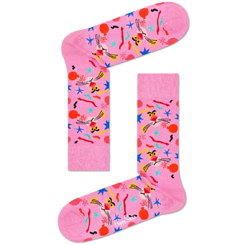 Anti - odor men's crew socks for freshnessHappy Socks x Pink Panther Men's Crew Socks - Bomb Voyage Anti - odor men's crew socks for freshnessHappy Socks x Pink Panther Men's Crew Socks - Bomb Voyage