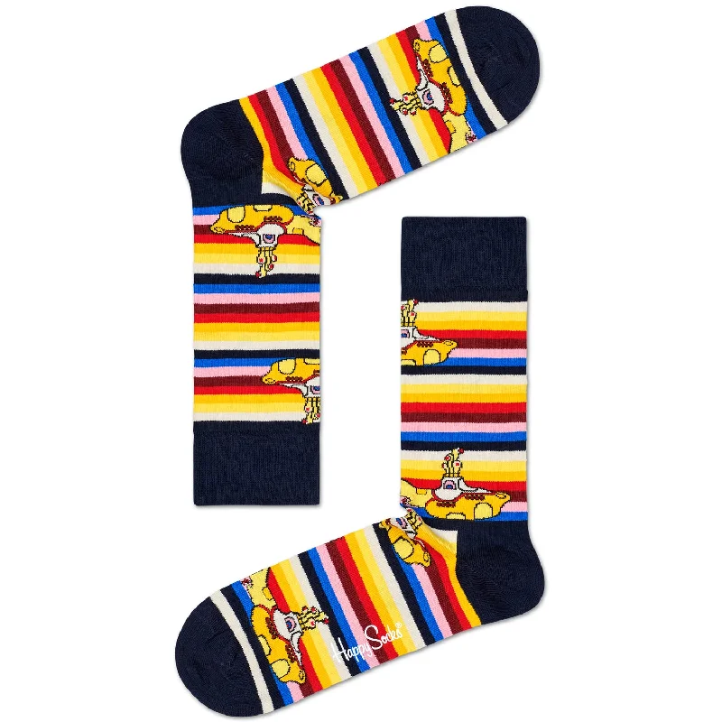 Soft - touch men's crew socks for a gentle feelHappy Socks x The Beatles Men's Crew Socks - All on Board Soft - touch men's crew socks for a gentle feelHappy Socks x The Beatles Men's Crew Socks - All on Board