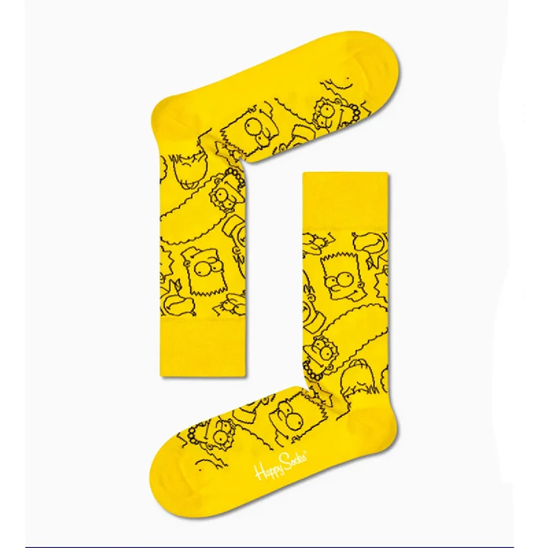 Wool men's crew socks for warmth in winterHappy Socks x The Simpsons Men's Crew Socks - Family Wool men's crew socks for warmth in winterHappy Socks x The Simpsons Men's Crew Socks - Family