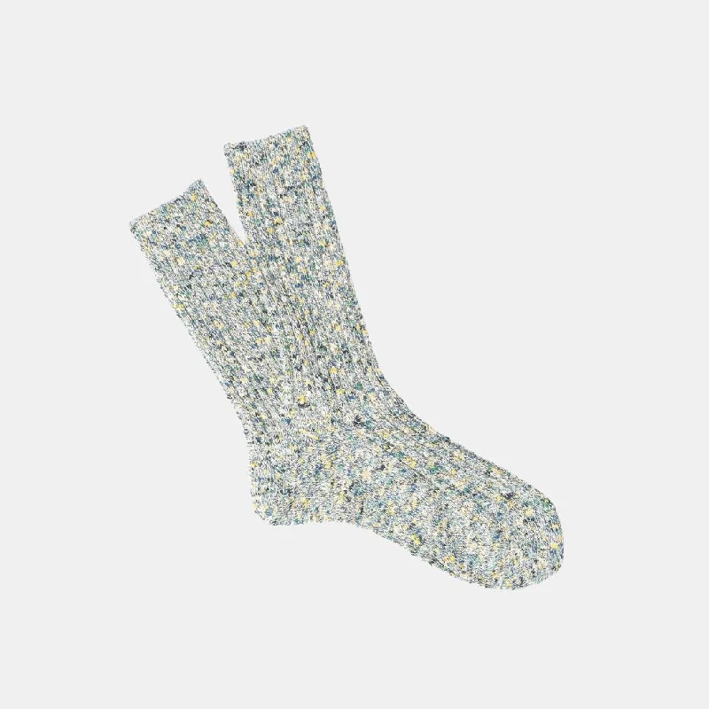 Compression men's socks for reducing swellingHomespun Art Yarn Crew Socks