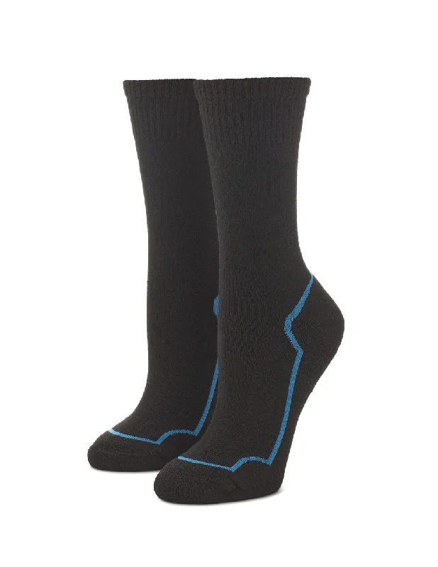 Thermal men's socks for cold climate protectionHue Eco Sport Walking Crew 2-Pack Sock