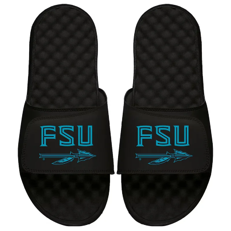 Bamboo men's socks for natural antibacterial propertiesISlide Adult Turquoise FSU Spear Slides - Black