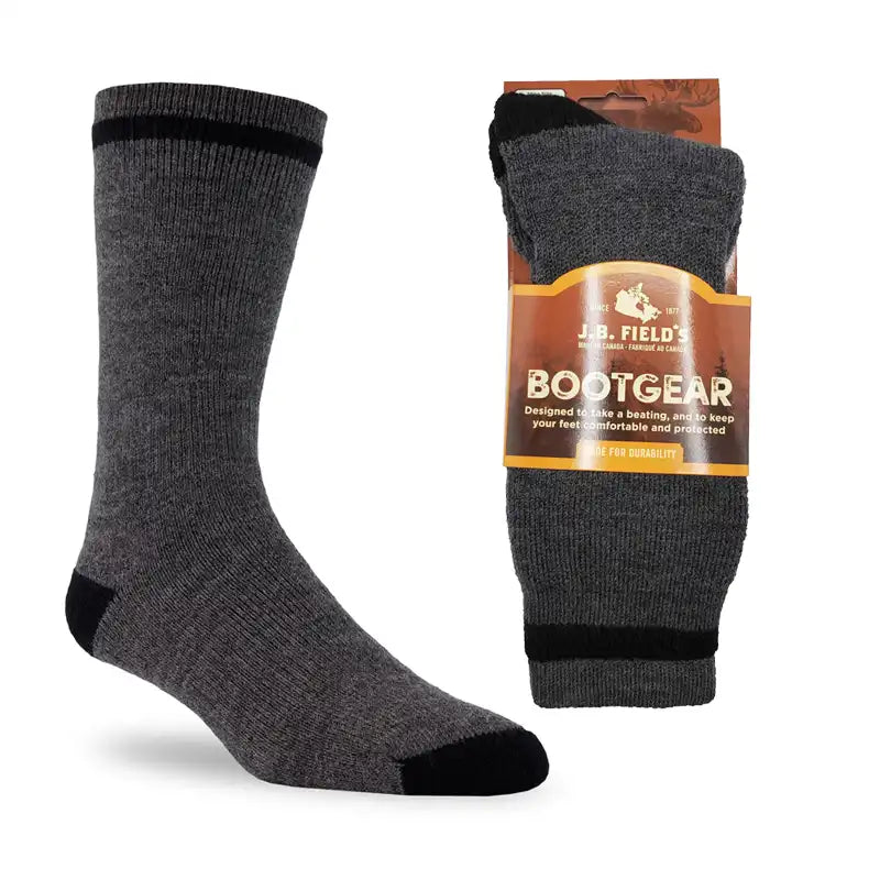 Bamboo men's socks for natural antibacterial propertiesJ.B. Fields Trekker Bootgear Thermal Sock Bamboo men's socks for natural antibacterial propertiesJ.B. Fields Trekker Bootgear Thermal Sock