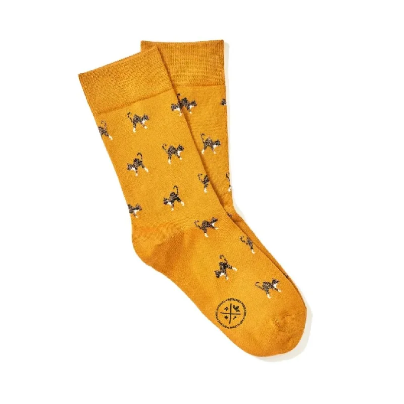 Athletic men's socks with arch supportKoko (Moutarde)