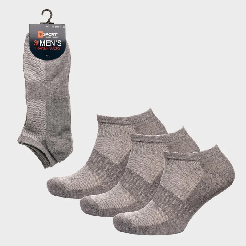 Compression men's socks for reducing swellingMen's 3 Pack Trainer Sock