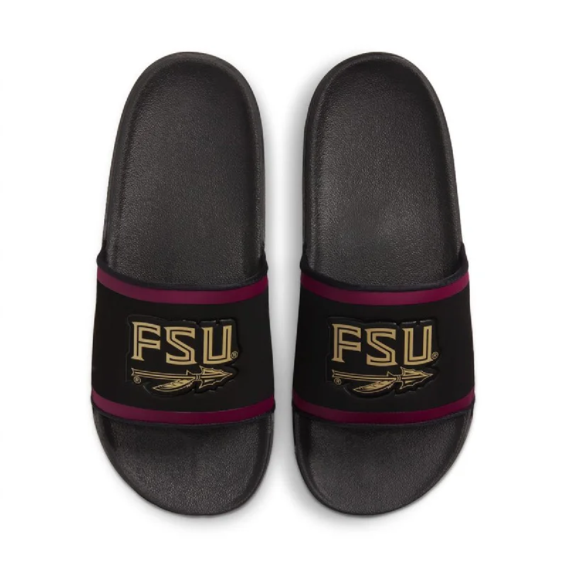 Moisture - wicking men's socks for drynessNike FSU Spear OffCourt Slide - Black