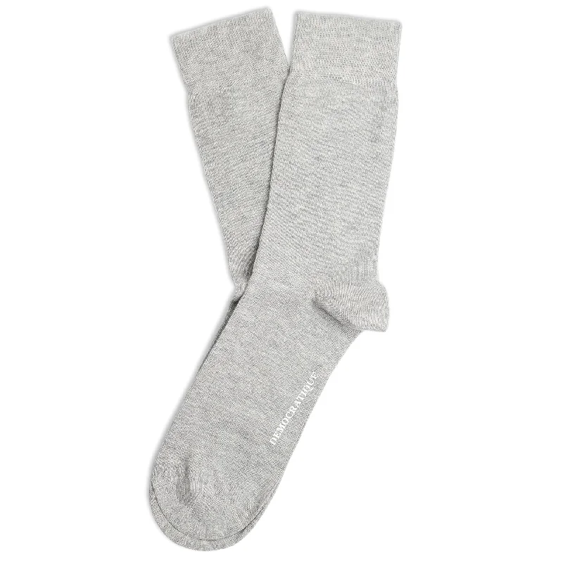 Silk men's socks for a smooth and soft touchOriginals Socks (Light Grey Melange)