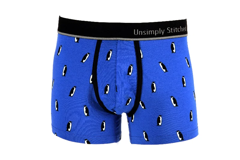 Men's trunks with a reinforced crotch areaPenguin Print Boxer Trunk Underwear