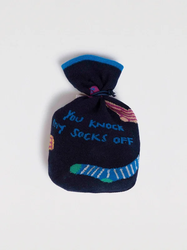 Hiking men's socks for outdoor adventuresRemy Organic Cotton Sock In A Bag - Navy