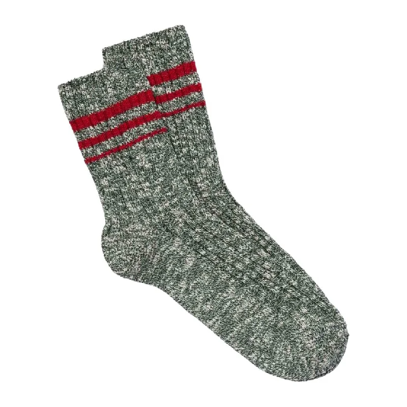 Patterned men's socks with geometric designsRod (Kaki)