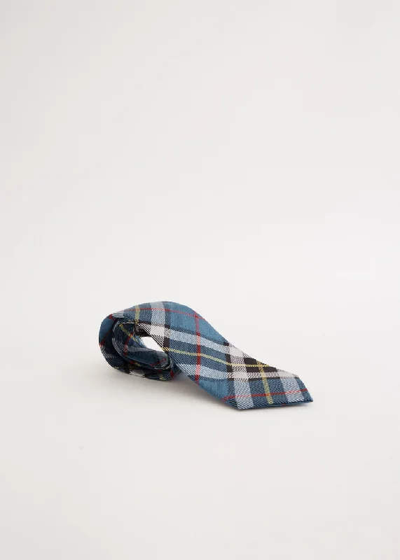 Cashmere men's socks for a luxurious feelSilk Wool Tartan Check Tie