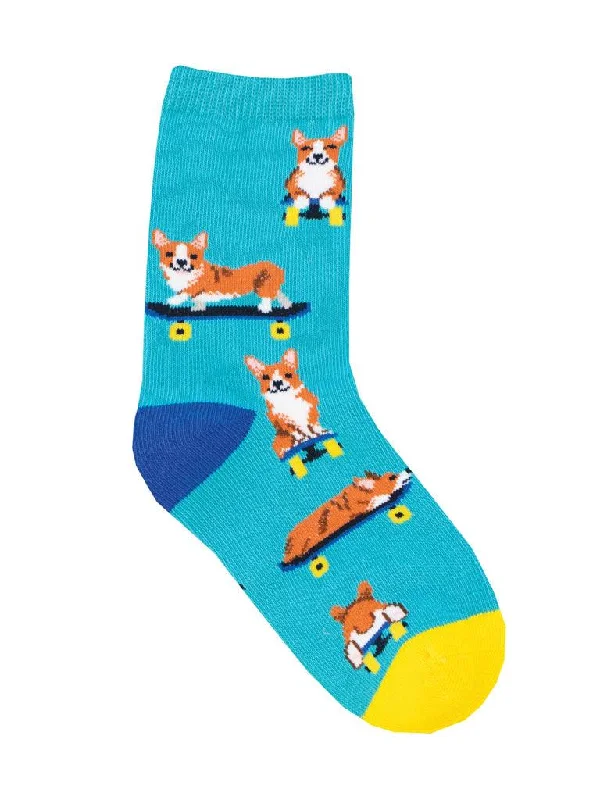 Tag - less men's crew socks to avoid irritationSkater Corgi | Toddler Crew
