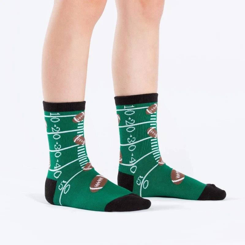 Short - height men's crew socks for a modern styleTouch Down | Youth Crew