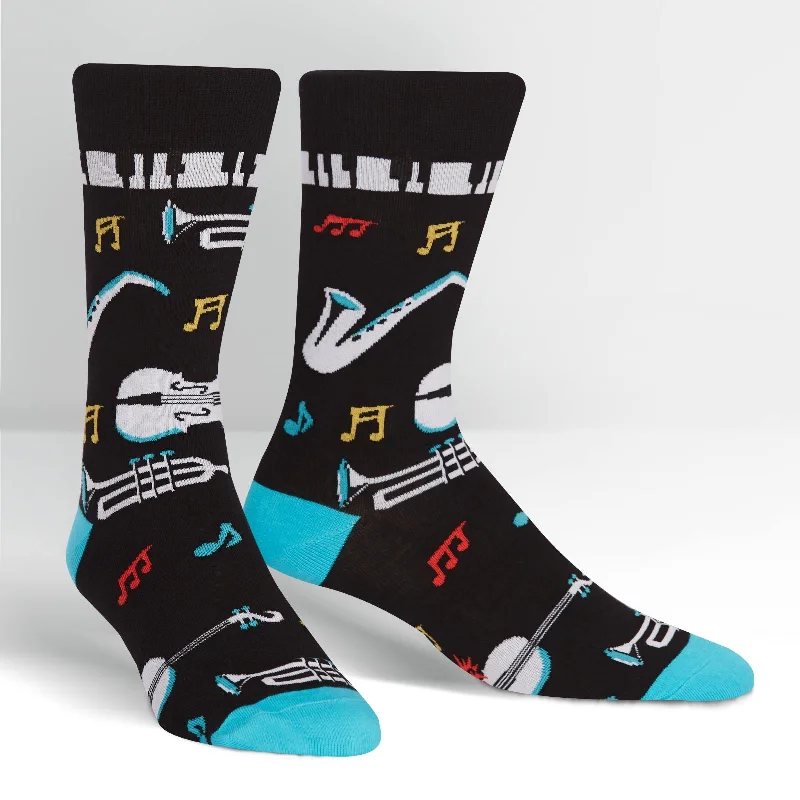 Dressy men's crew socks for formal occasionsSock It To Me Men's Crew Socks - All That Jazz Dressy men's crew socks for formal occasionsSock It To Me Men's Crew Socks - All That Jazz