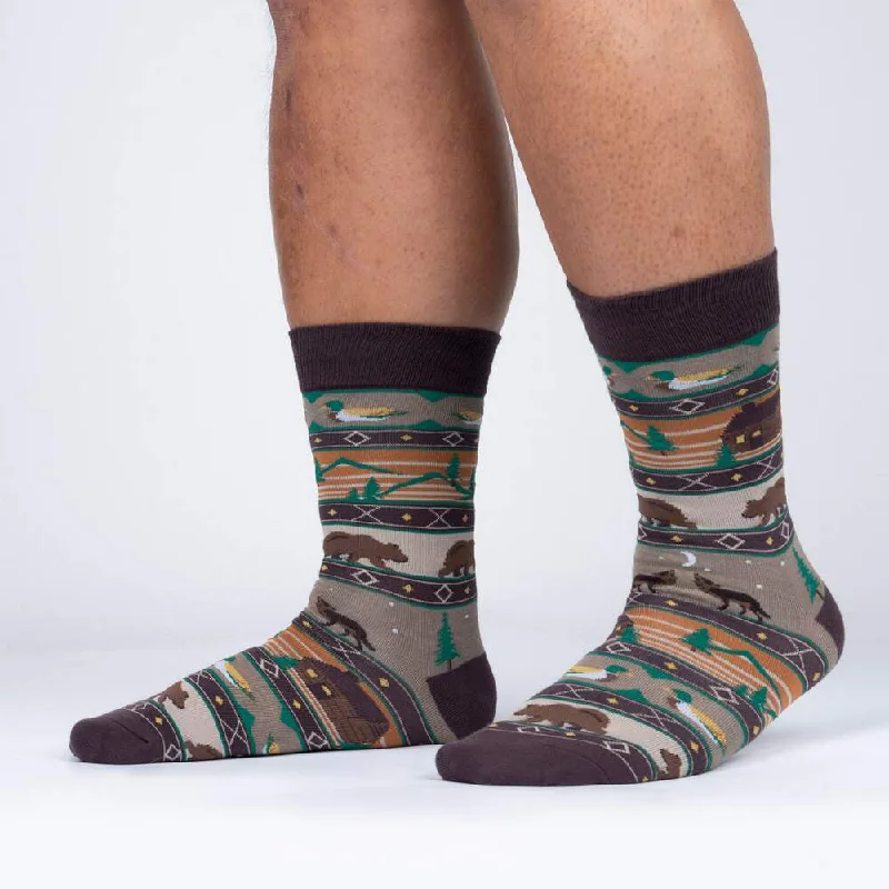 Compression men's crew socks for leg supportSock It To Me Men's Crew Socks - Cabin Life Compression men's crew socks for leg supportSock It To Me Men's Crew Socks - Cabin Life