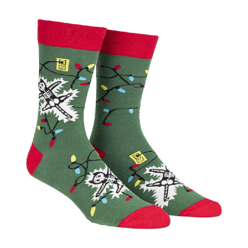 Soft - touch men's crew socks for a gentle feelSock It To Me Men's Crew Socks - Eating Light This Holiday Soft - touch men's crew socks for a gentle feelSock It To Me Men's Crew Socks - Eating Light This Holiday