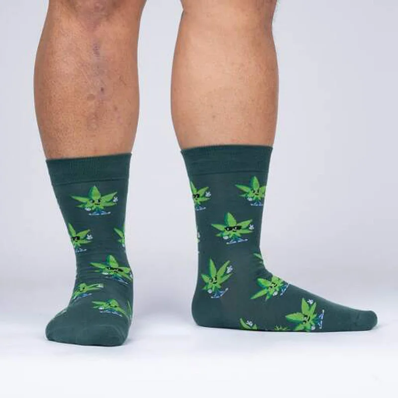 Breathable men's crew socks for all - day wearSock It To Me Men's Crew Socks - Green Peace Breathable men's crew socks for all - day wearSock It To Me Men's Crew Socks - Green Peace