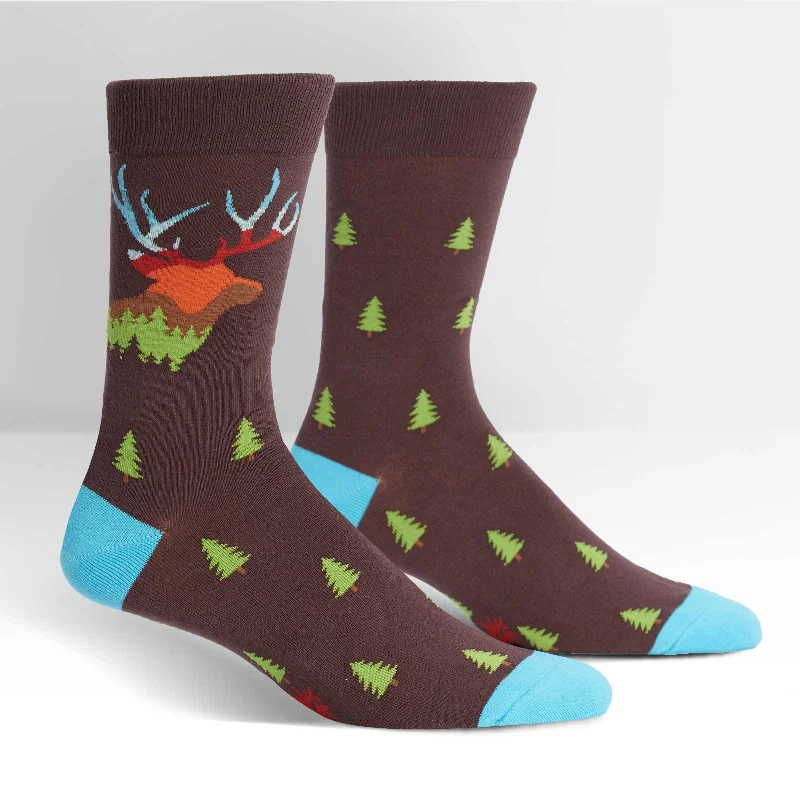Solid - color men's crew socks in various tonesSock It To Me Men's Crew Socks - Horn to be Wild
