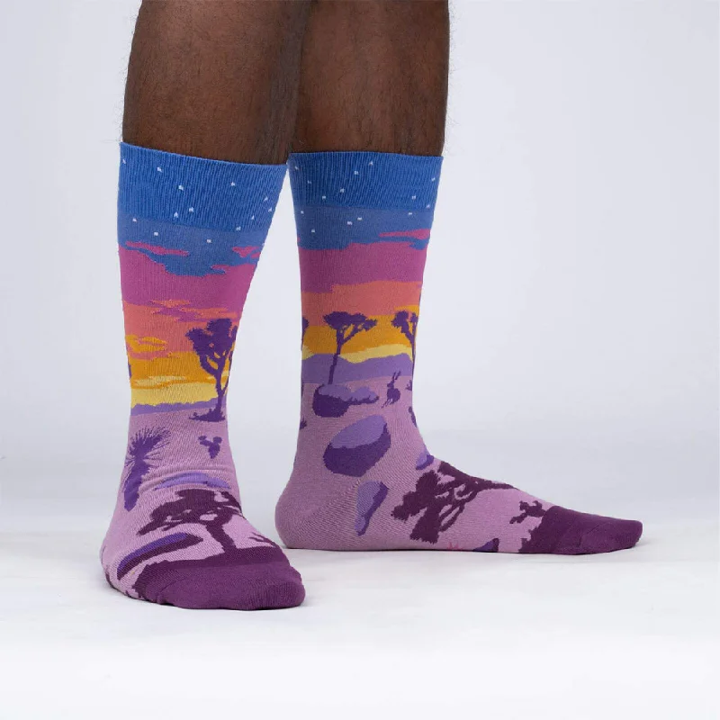 Moisture - wicking men's crew socks for sportsSock It To Me Men's Crew Socks - Joshua Tree National Park Moisture - wicking men's crew socks for sportsSock It To Me Men's Crew Socks - Joshua Tree National Park