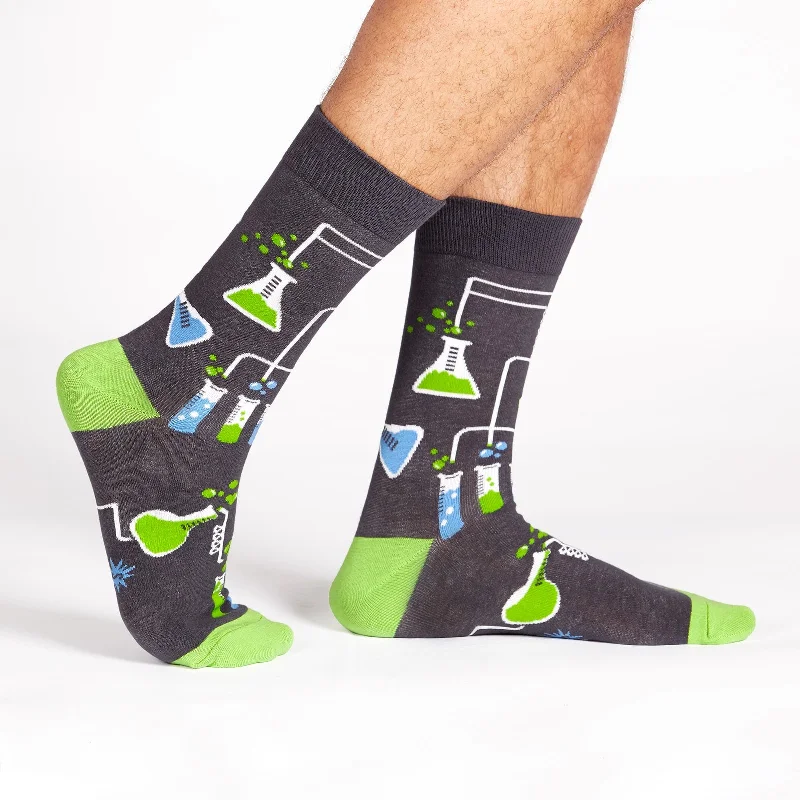 Seamless men's crew socks for a smooth fitSock It To Me Men's Crew Socks - Laboratory (Glow in the Dark) Seamless men's crew socks for a smooth fitSock It To Me Men's Crew Socks - Laboratory (Glow in the Dark)