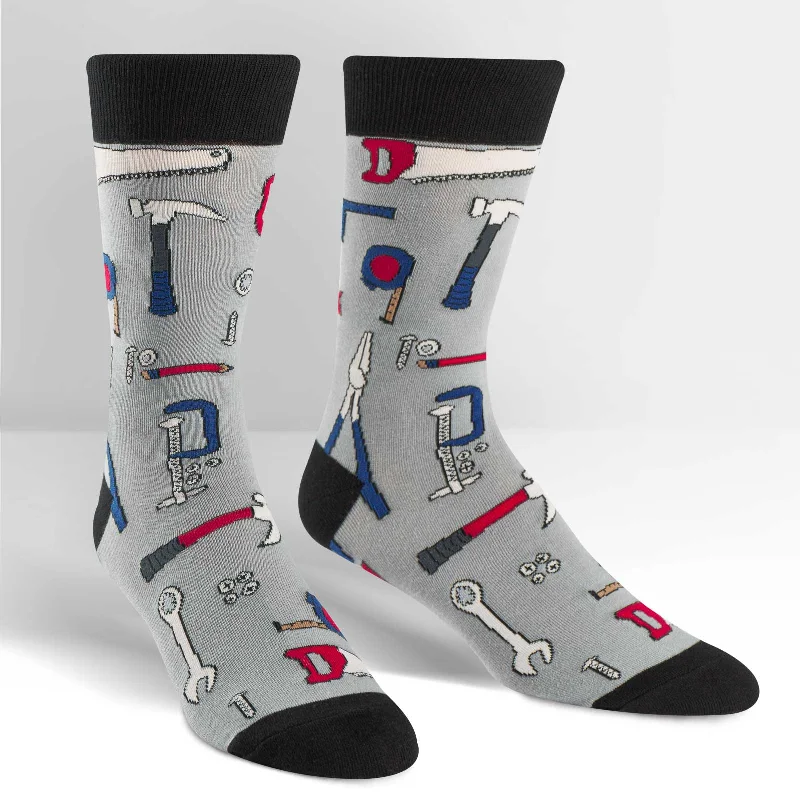 Wool men's crew socks for warmth in winterSock It To Me Men's Crew Socks - Nailed It! Wool men's crew socks for warmth in winterSock It To Me Men's Crew Socks - Nailed It!