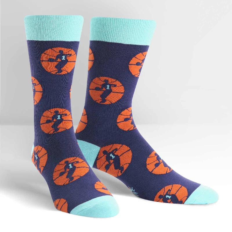 Short - height men's crew socks for a modern styleSock It To Me Men's Crew Socks - Nothin' but Net