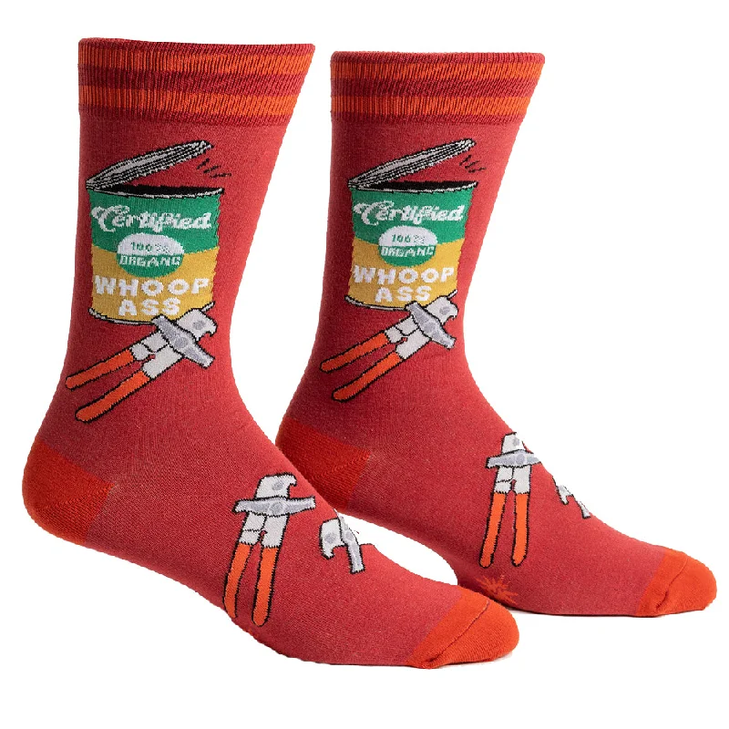 Moisture - wicking men's crew socks for sportsSock It To Me Men's Crew Socks - Opening Up a Can Moisture - wicking men's crew socks for sportsSock It To Me Men's Crew Socks - Opening Up a Can