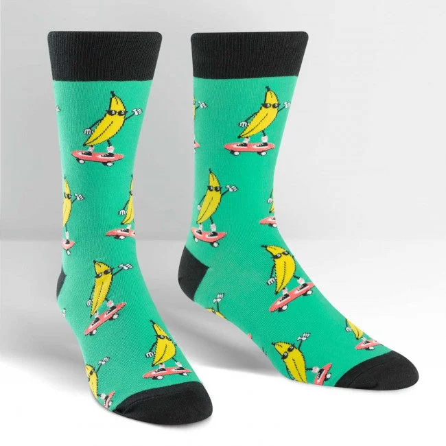Short - height men's crew socks for a modern styleSock It To Me Men's Crew Socks - Peeling Out Short - height men's crew socks for a modern styleSock It To Me Men's Crew Socks - Peeling Out