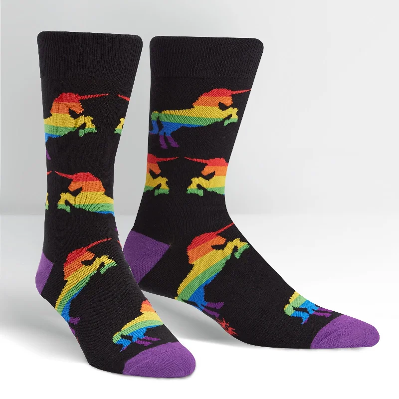 Tag - less men's crew socks to avoid irritationSock It To Me Men's Crew Socks - Pride and Fabulous Tag - less men's crew socks to avoid irritationSock It To Me Men's Crew Socks - Pride and Fabulous