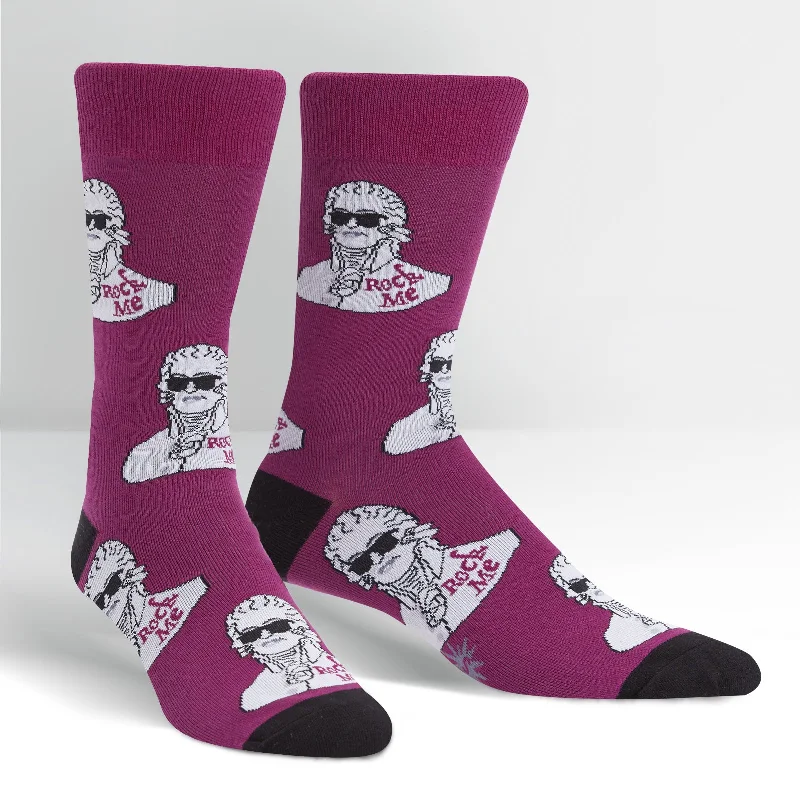 Soft - touch men's crew socks for a gentle feelSock It To Me Men's Crew Socks - Rock Me Amadeus Soft - touch men's crew socks for a gentle feelSock It To Me Men's Crew Socks - Rock Me Amadeus