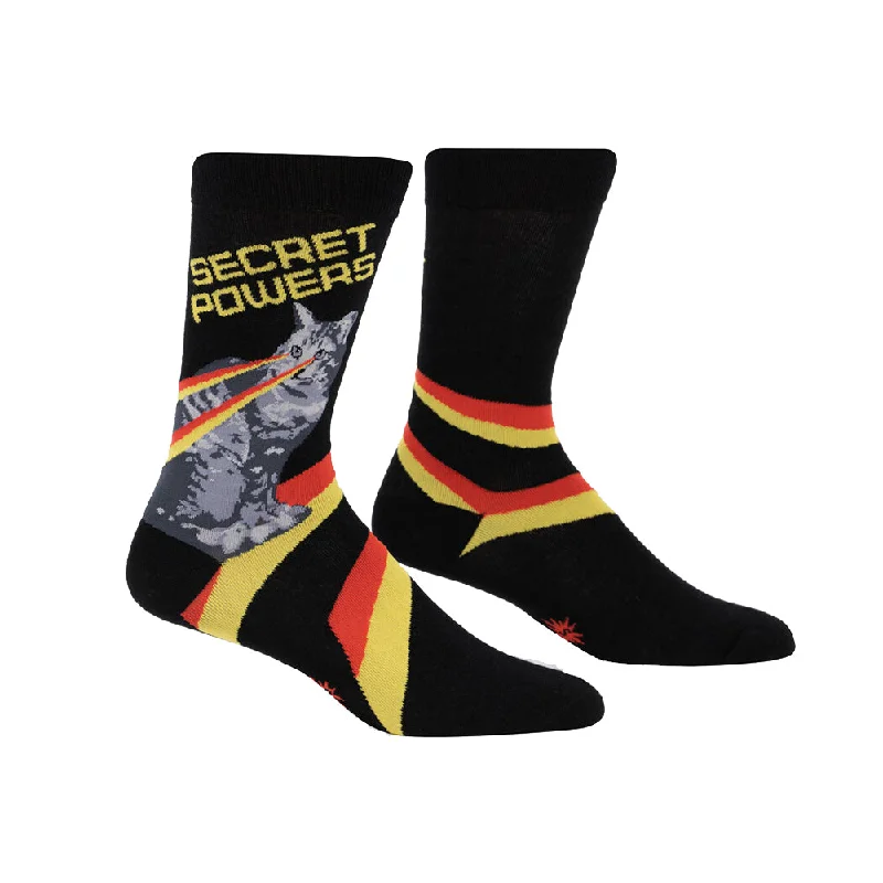 Dressy men's crew socks for formal occasionsSock It To Me Men's Crew Socks - Secret Powers Dressy men's crew socks for formal occasionsSock It To Me Men's Crew Socks - Secret Powers