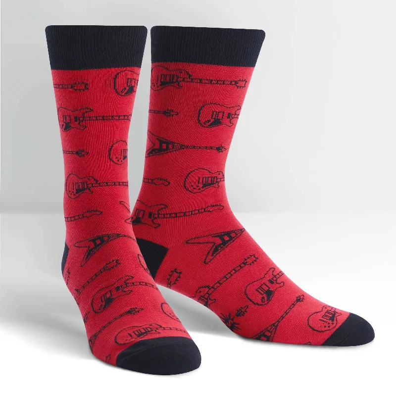 Printed men's crew socks with fun designsSock It To Me Men's Crew Socks - String Theory