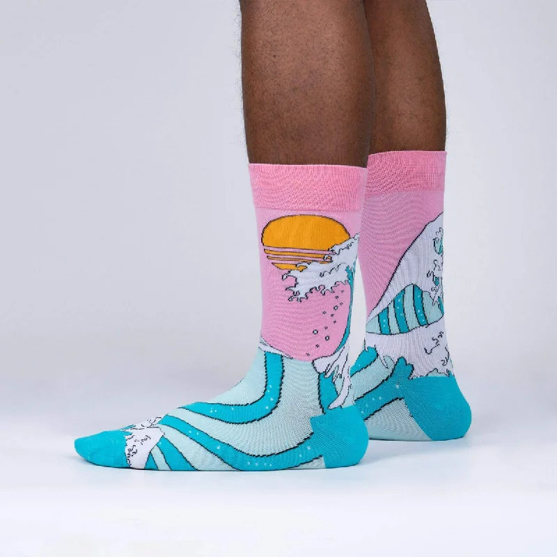 Tag - less men's crew socks to avoid irritationSock It To Me Men's Crew Socks – The Wave Tag - less men's crew socks to avoid irritationSock It To Me Men's Crew Socks – The Wave