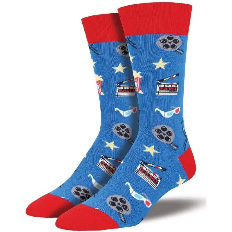 Diabetic men's socks for proper circulationSocksmith Men's Movie Night Socks