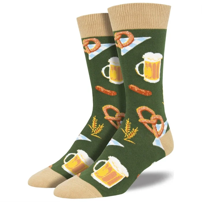 Knee - high men's socks for a vintage style'Octoberfest' Men's printed socks