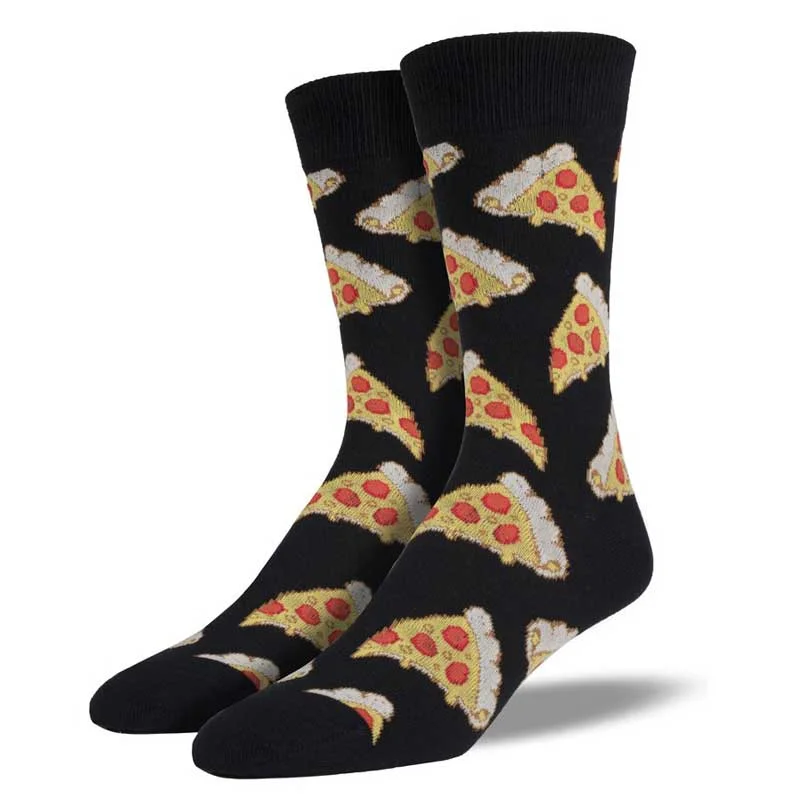 Compression men's socks for reducing swellingPizza Men's printed socks