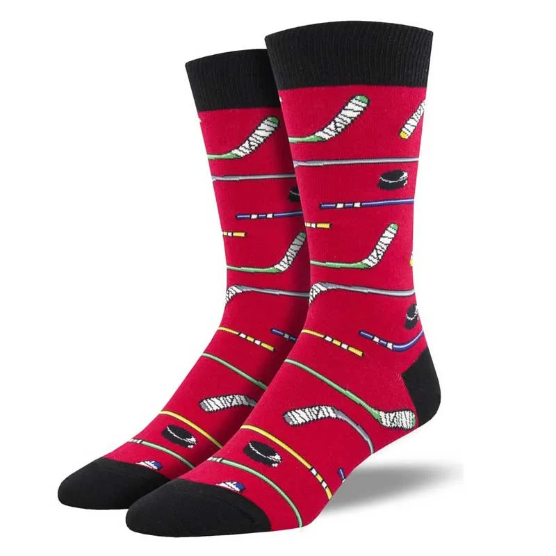 Cashmere men's socks for a luxurious feel'Power Play' Men's printed socks