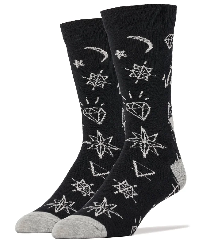 Seamless men's crew socks for a smooth fitThe Now