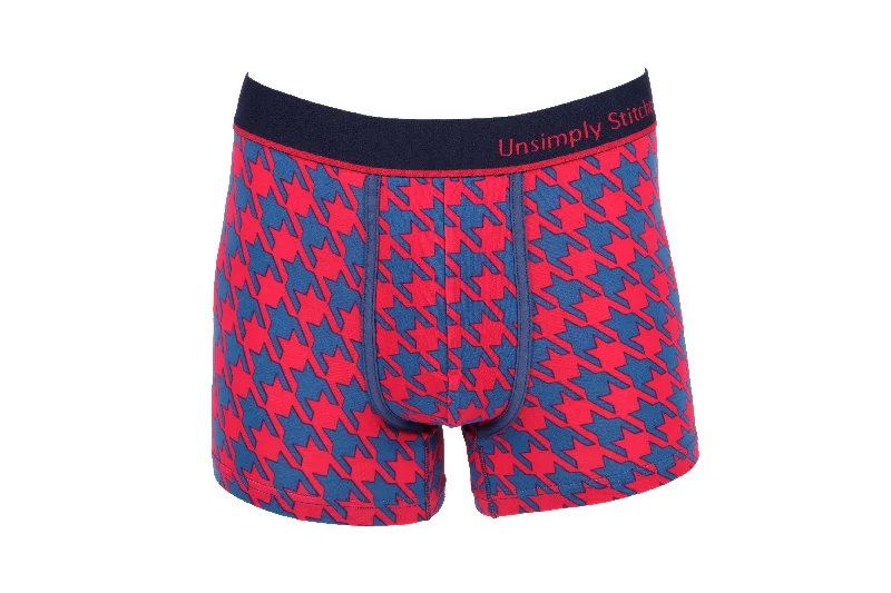 Slim - cut men's trunks for a modern styleHERRINGBONE BOXER TRUNK