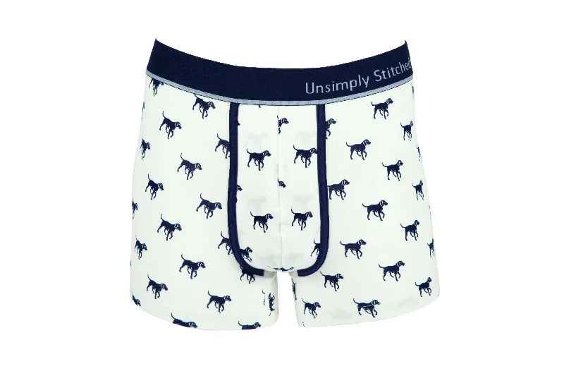 Men's trunks with a contoured pouch designDOG BOXER TRUNK