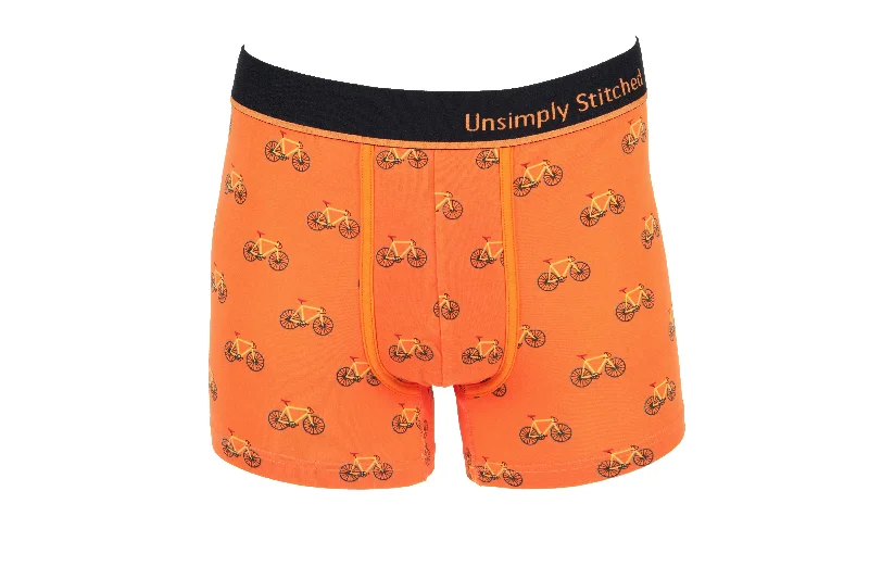 Designer men's trunks with a fashionable edgeBICYCLE BOXER TRUNK
